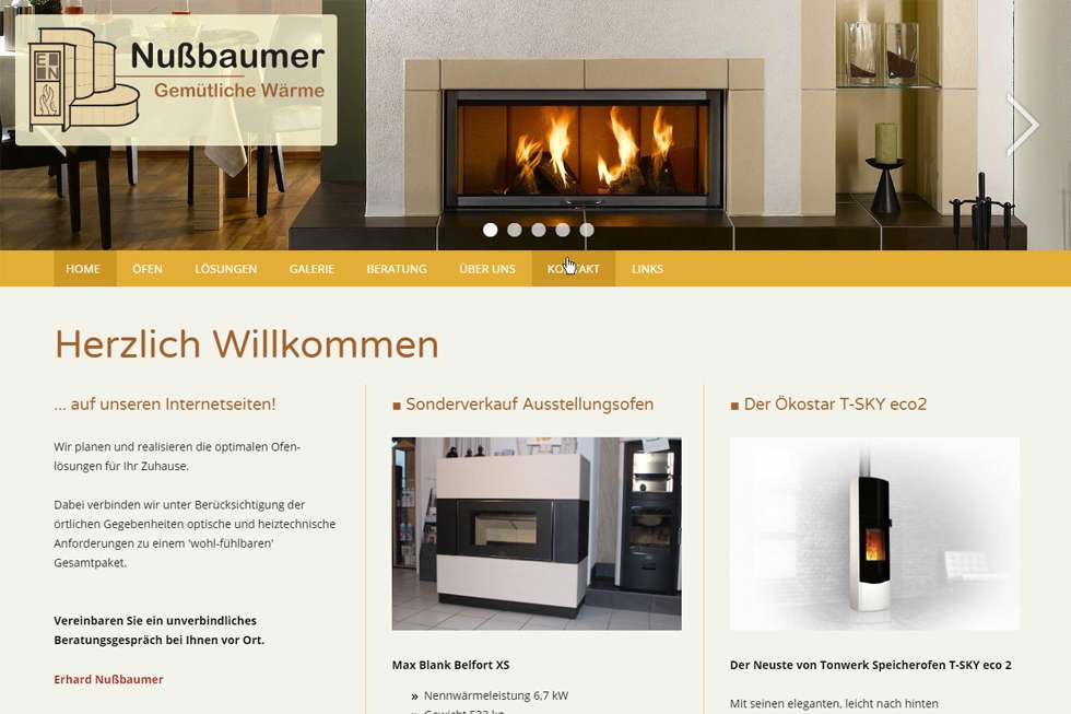 Ofen Nußbaumer | ISS - Internet Services | websites, hosting & digital marketing