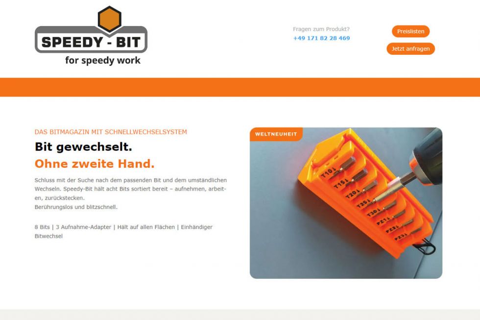 Speedy-Bit von Haju GmbH