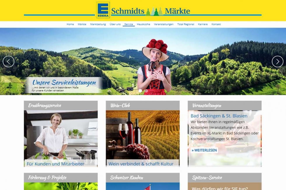 Schmidts Märkte GmbH | ISS - Internet Services | websites, hosting & digital marketing