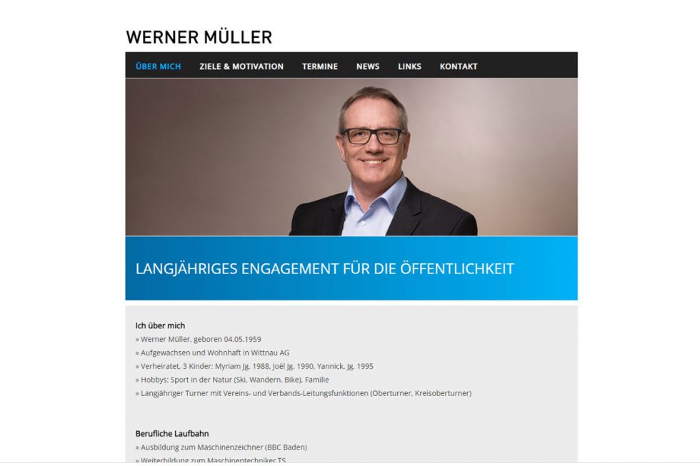 Werner Müller - CVP | ISS - Internet Services | websites, hosting & digital marketing
