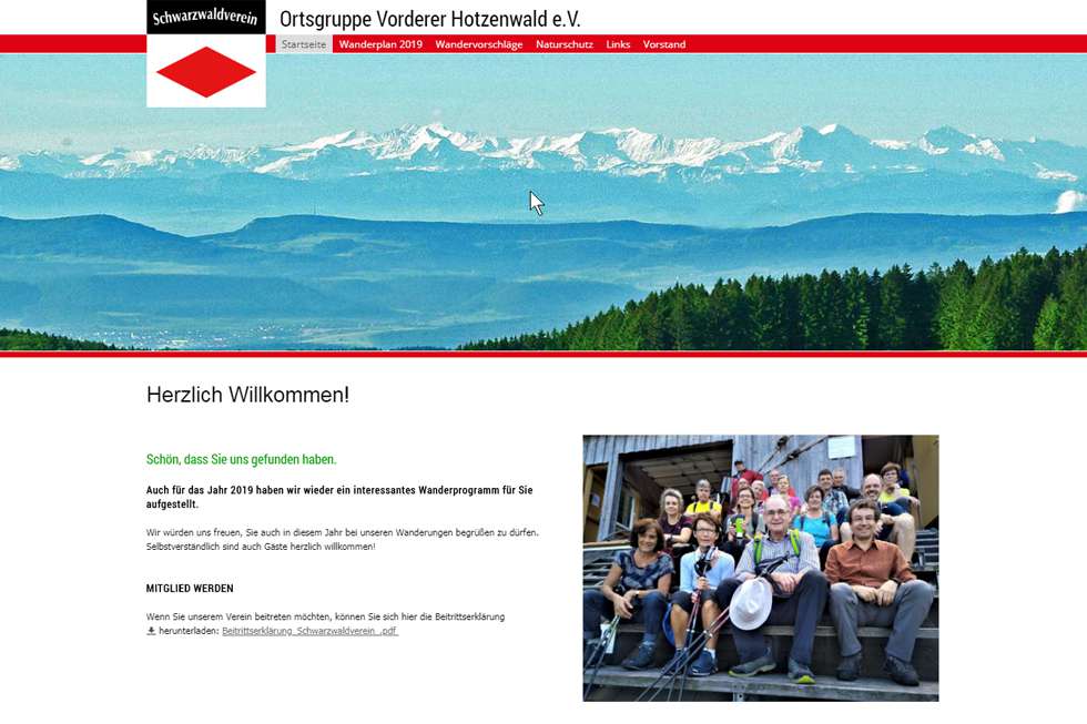 Schwarzwaldverein Vorderer Hotzenwald - Rickenbach | ISS - Internet Services | websites, hosting & digital marketing