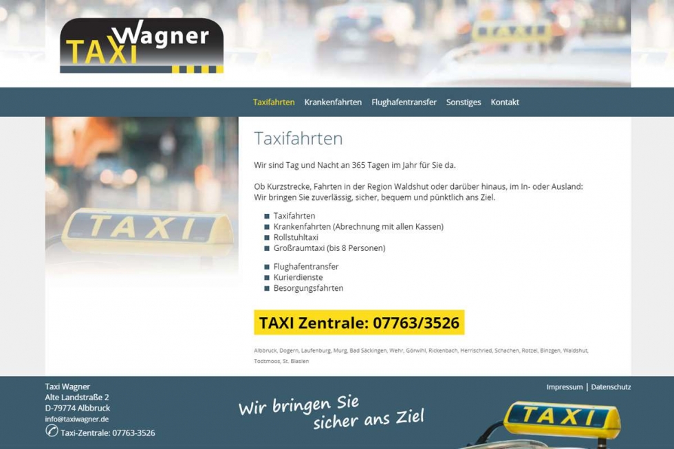 Taxi Wagner Albbruck / Landkreis Waldshut