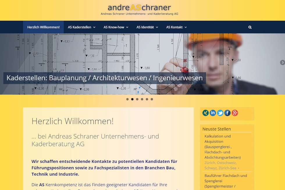 Andreas Schraner Unternehmens- und Kaderberatung AG / Zürich / Basel / Aargau
