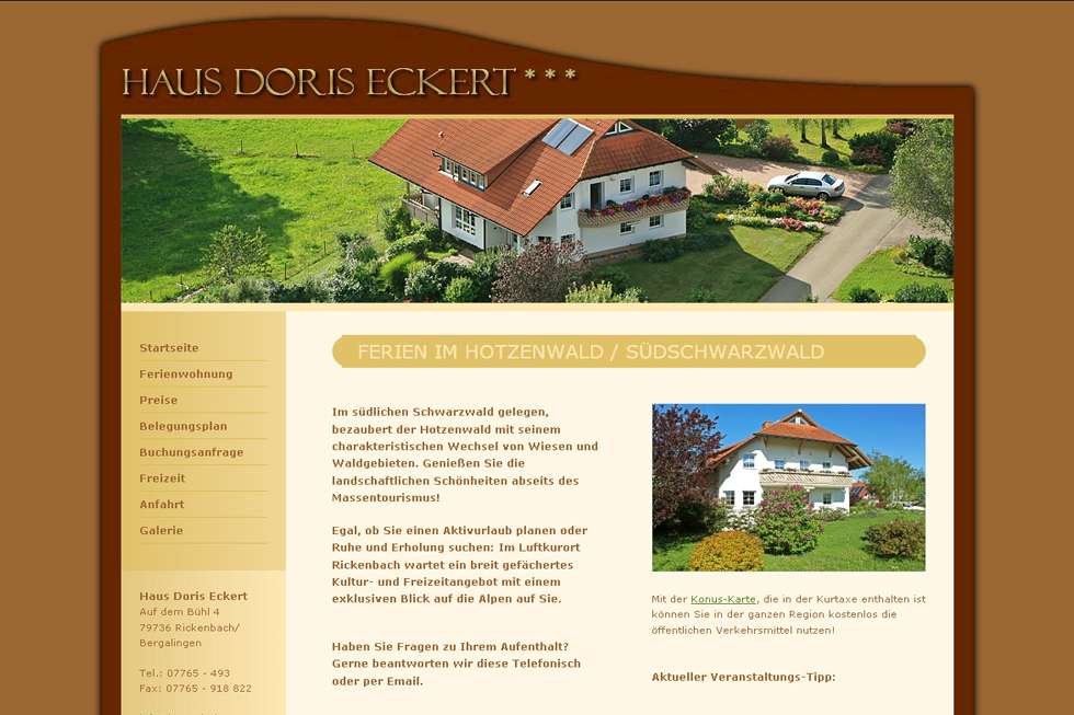 Ferienwohnung - Haus Doris Eckert