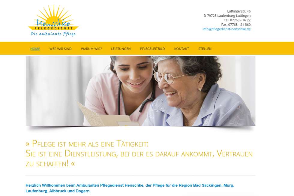 Ambulanter Pflegedienst Henschke / Laufenburg & Todtmoos