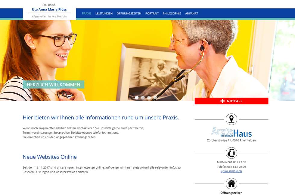 Dr. Plüss / Hausarztpraxis Rheinfelden (CH)