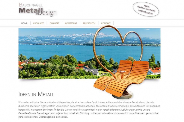 Metall in Design / Exklusive Gartenmöbel / Grafenhausen - Schwarzwald