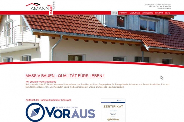 Amman Bau / Grafenhausen - Schwarzwald
