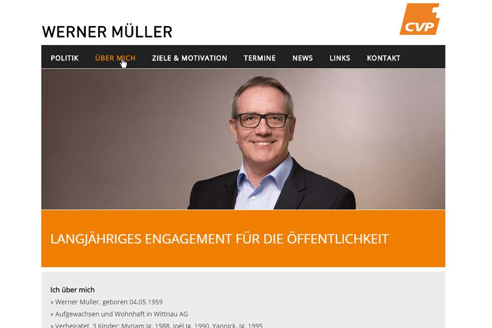 Werner Müller, CVP, Laufenburg